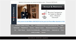 Desktop Screenshot of banque-resistance.com